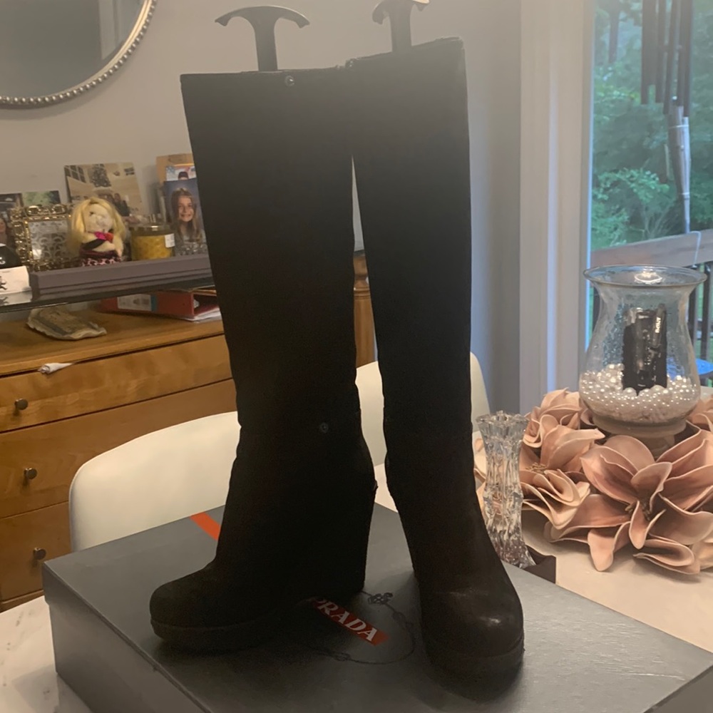 Prada Donna Calzaturi wedge boot